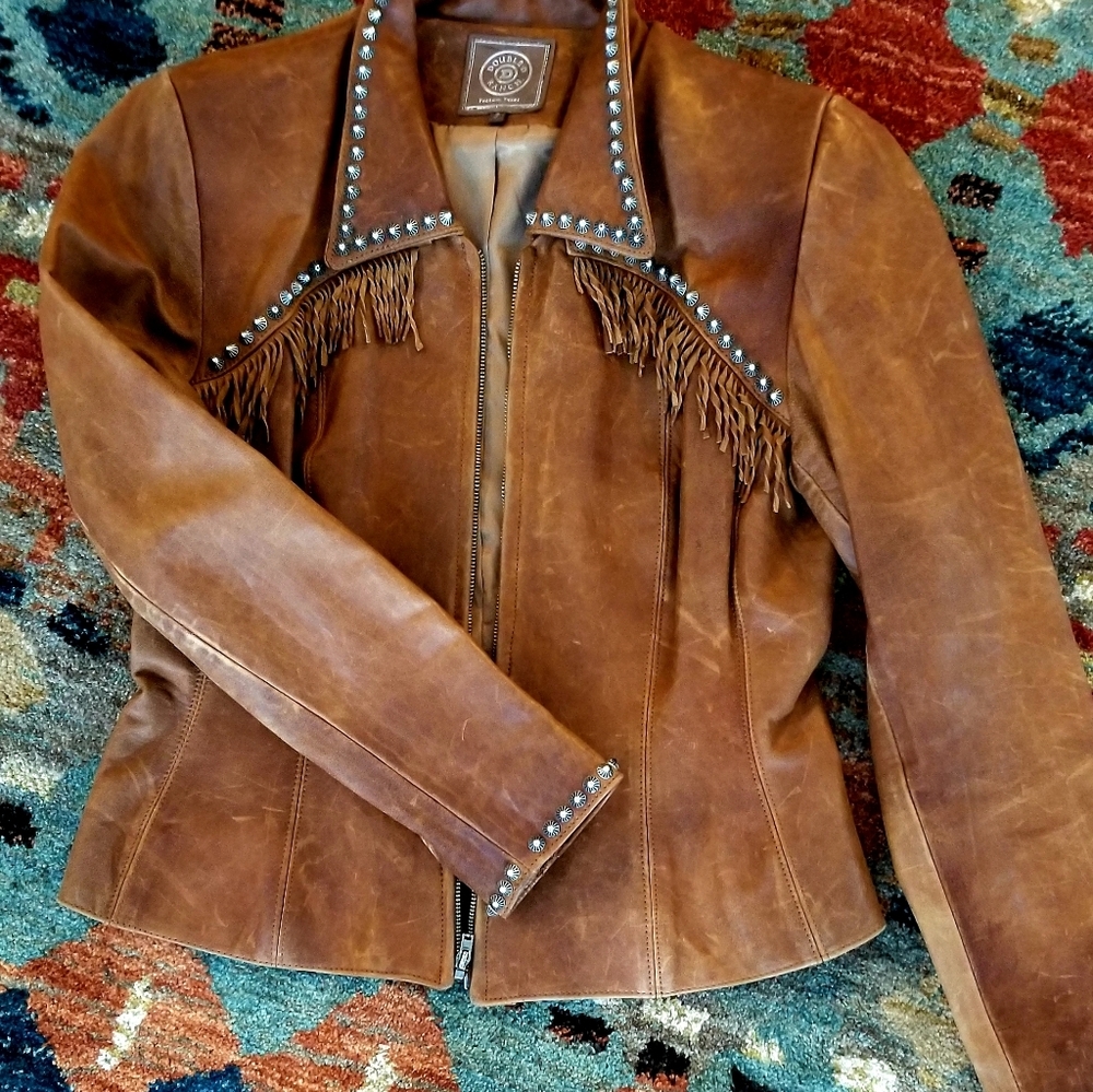 Double-D Ranch wm's. leather jacket